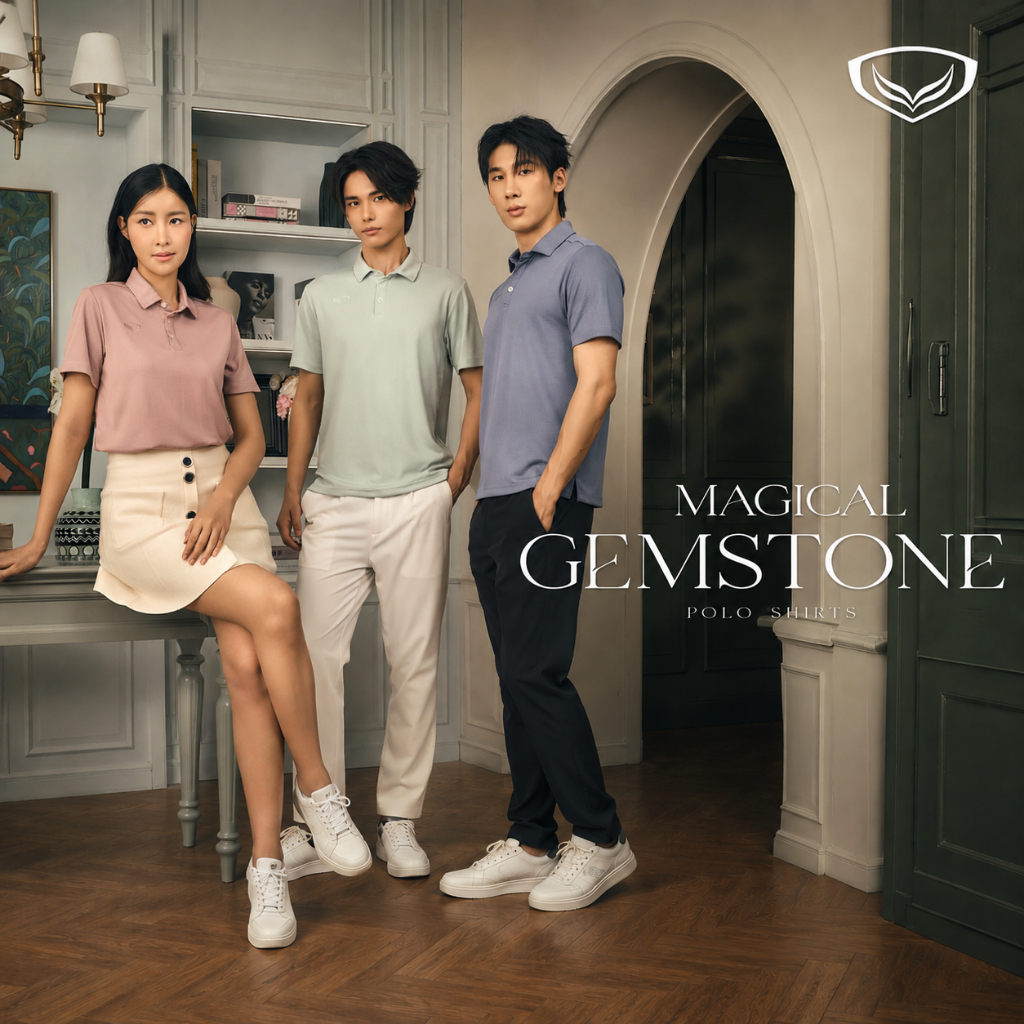 GRAND SPORT เสื้อคอปกสีล้วน รหัส : 012299