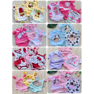 พร้อมส่ง บอดี้สูทเด็ก ชุดเด็กแรกเกิด ชุดเด็กแรกเกิดหญิง ชุดเด็กผู้หญิงน่ารัก ชุดหมีเด็ก ชุดเด็กอ่อน ชุดเซ็ต