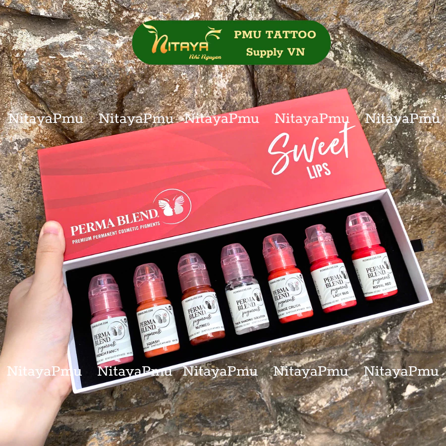 [ของแท้] สีสักคิ้ว ปาก ขอบตา Perma Blend (USA) - สี Perma Blend 15ml แน่น ติดทนนาน ไม่เปลี่ยนสี