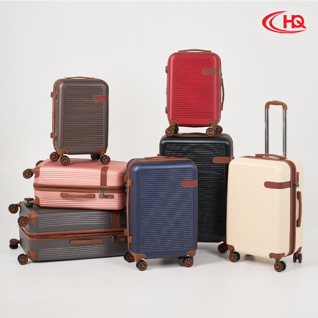 HQ LUGGAGE กระเป๋าเดินทาง 4ล้อคู่ ระบบล็อคมาตรฐาน TSA รุ่น 8835