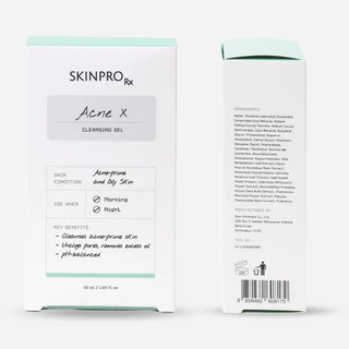 SKINPRO Rx SET Acne X เซ็ตสำหรับผิวมัน/เป็นสิว จัดการปัญหาสิวครบทุกขั้นตอน