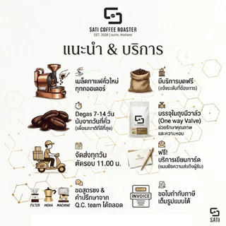 (ออกใบกำกับภาษีได้ !!) เมล็ดกาแฟ Lucky Blend สูตรเฉพาะ ที่ขายดีของร้านสติ คอฟฟี่ โรสเตอร์