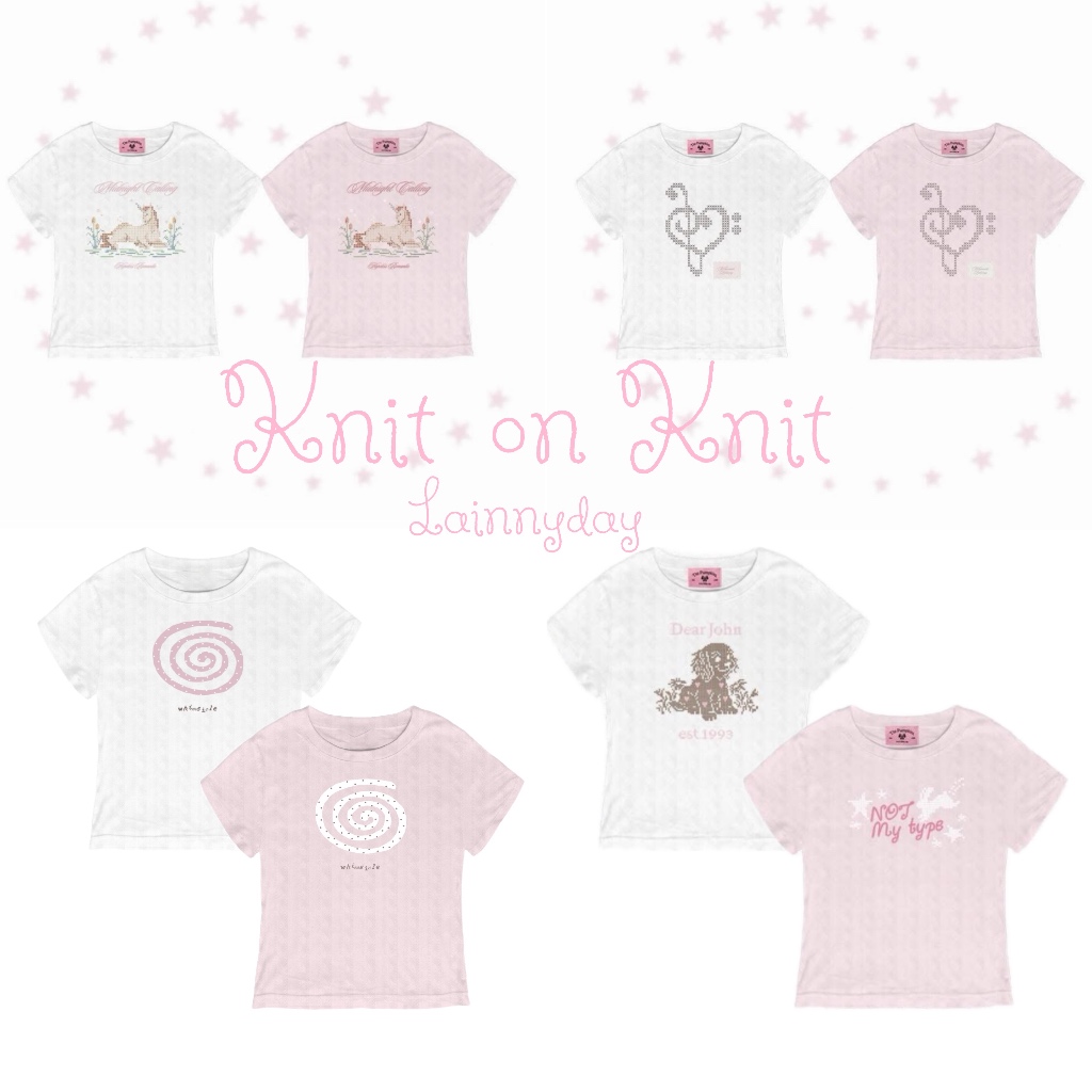 Baby Knit top เสื้อเบบี้ที ผ้าฉลุ สกรีนลาย The Pumpkins