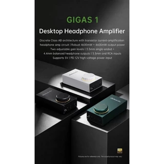 [ประกันศูนย์ไทย] FiiO JadeAudio GIGAS 1 แอมป์หูฟัง คลาส AB มินิมอล กะทัดรัด กำลังขับสูง รองรับ Hi-Res