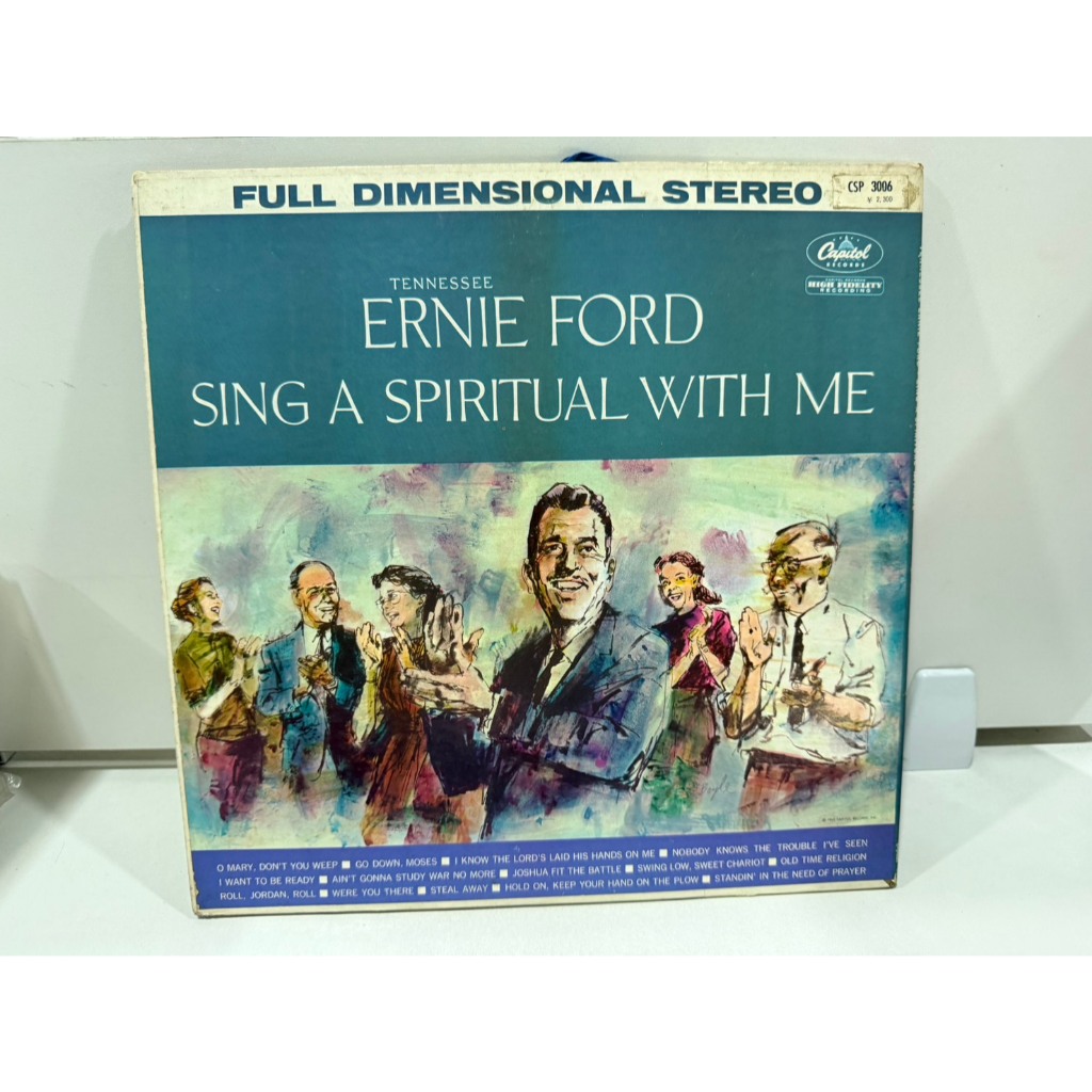 1LP Vinyl Records แผ่นเสียงไวนิล VINYL RECORD ALBUM SONG BOOK OF SPIRITUALS TENNESSEE ERNIE ... (H8D