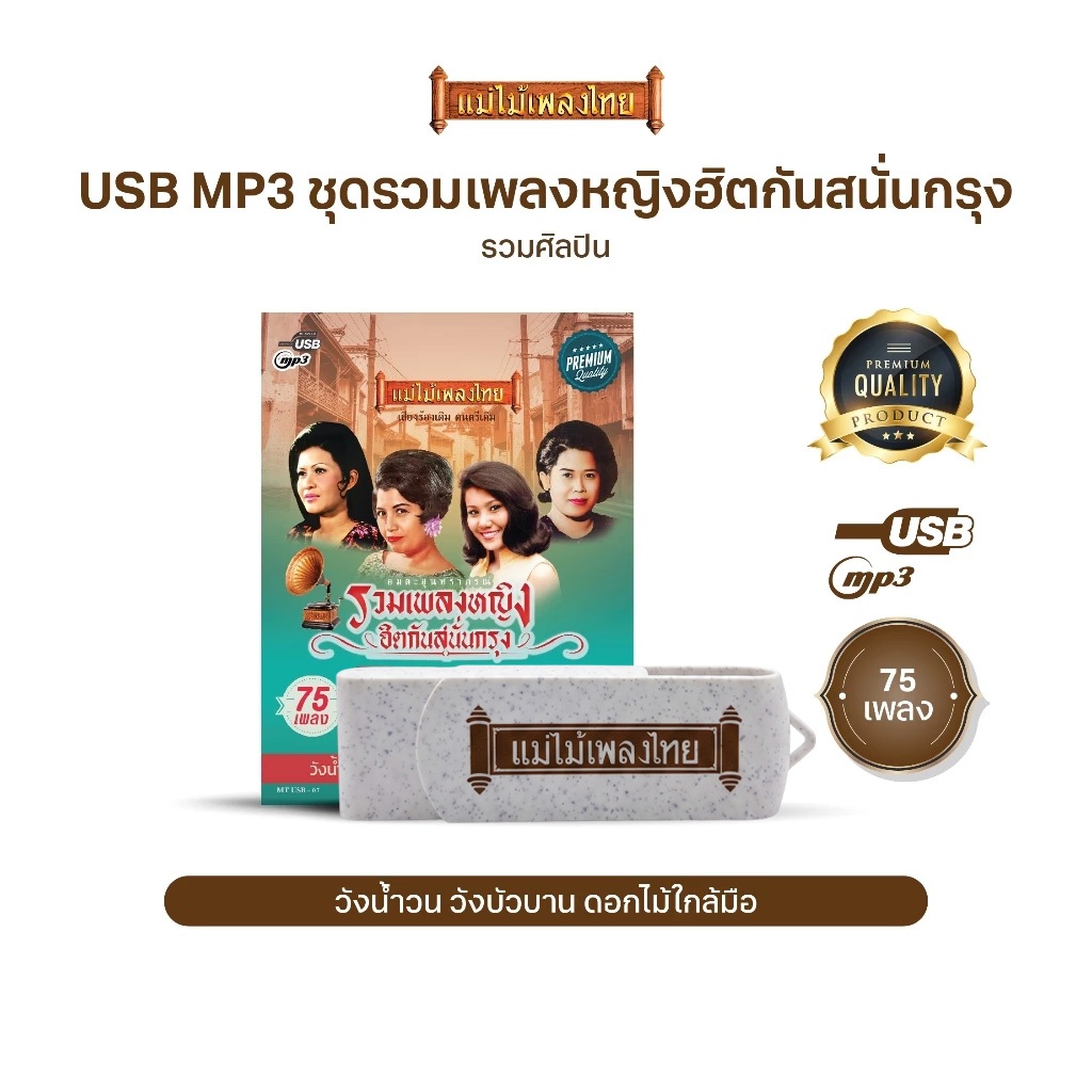 USBเพลงดังสุนทราภรณ์ AFMT07 #รวมเพลงหญิง ฮิตกันสนั่นกรุง #เพลงดังสุนทราภรณ์
