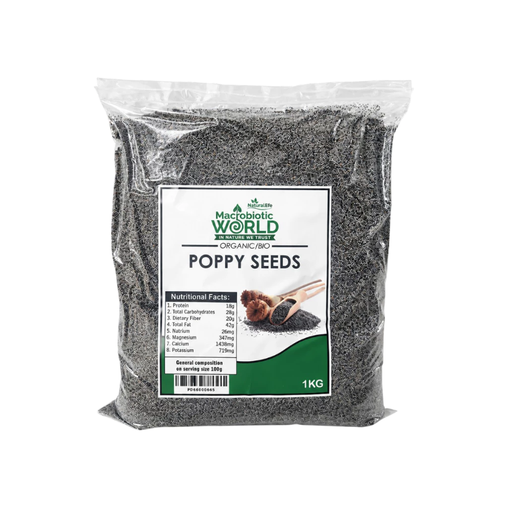 Organic/Bio Poppy Seeds | เมล็ดป๊อบปี้