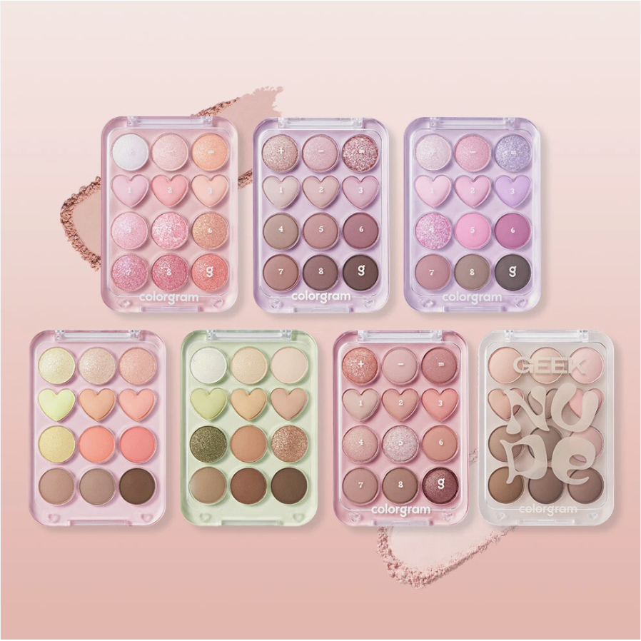 ลดพิเศษ สินค้าใกล้หมดอายุ Colorgram_Pin Point Eyeshadow Palette