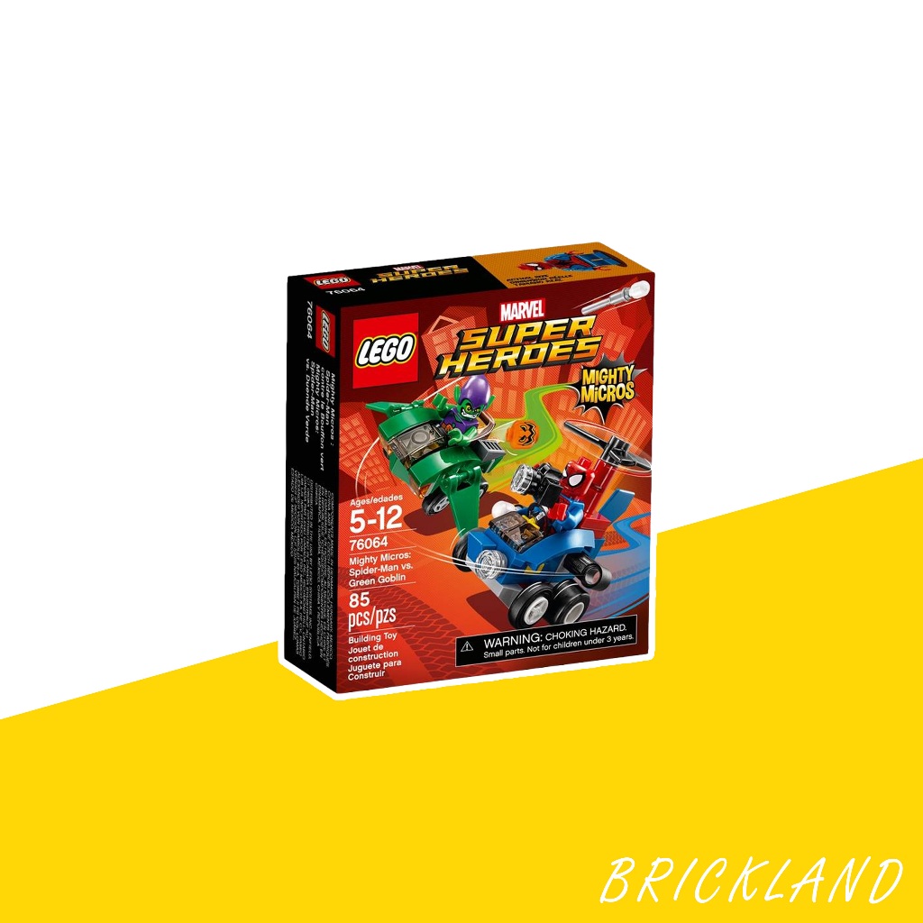 LEGO Marvel 76064 Mighty Micros Spider-Man vs Green Goblin ของแท้ 100% พร้อมส่ง