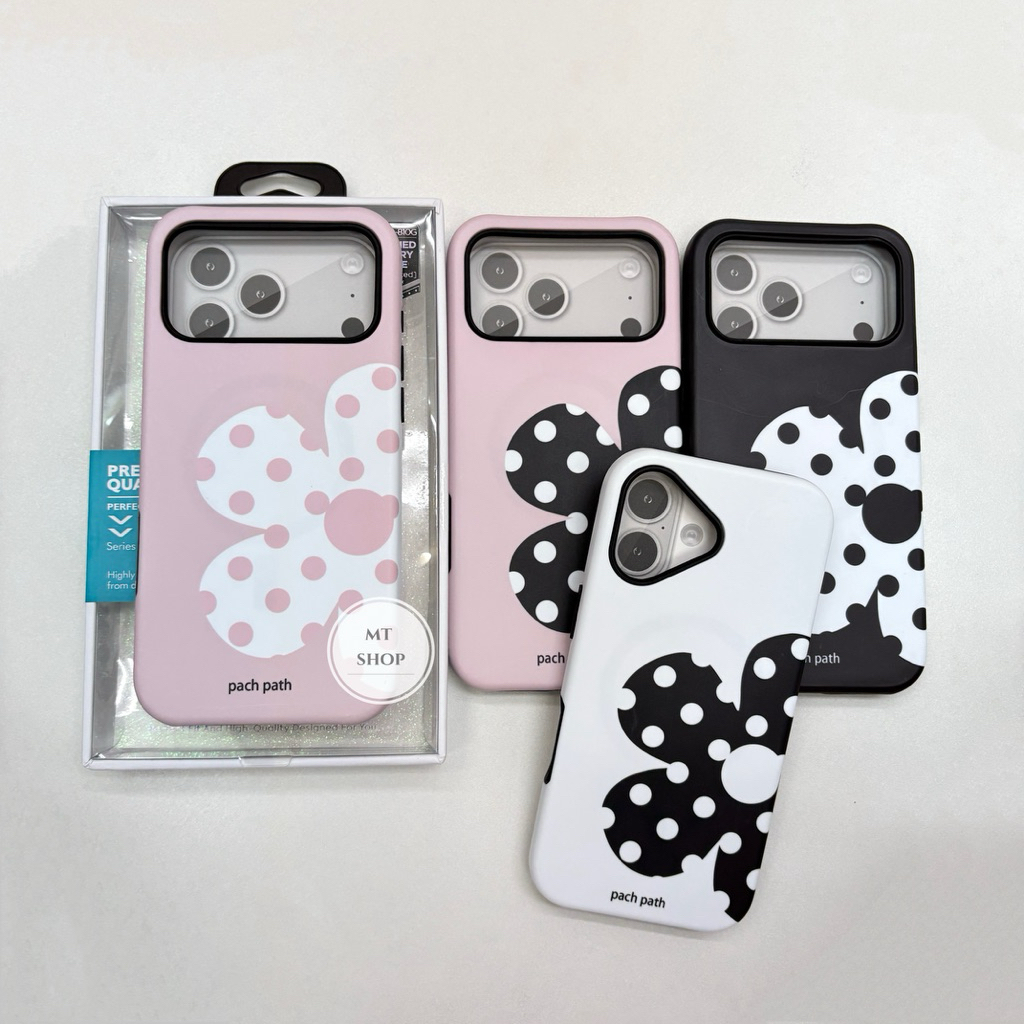 Case ลายดอกไม้ ขอบนิ่ม-หลังแข็ง มีแม่เหล็กชาร์จเคส2ชั้น สำหรับรุ่นไอโฟน 16ProMax- 18ProMax