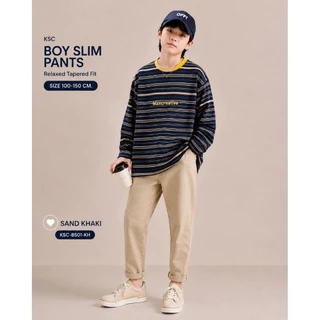 KSC BOY SLIM PANTS Relaxed Tapered Fit — กางเกงตัวเดียว จบได้หลายลุค กางเกงทรงใหม่ที่อยากให้เด็กผู้ชายมีติดตู้ 🤍