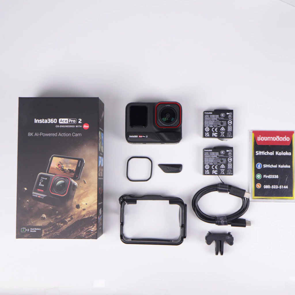 Insta360 Ace Pro 2 set battery *2 (มือสอง)📌พร้อมส่งทันทีภายใน 2 ชม.