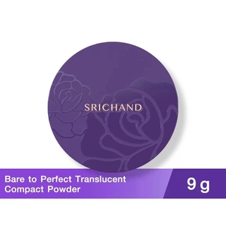 SRICHAND Bare to Perfect Translucent Compact Powder 4.5g,9g ศรีจันทร์ แบร์ ทู เพอร์เฟคท์ ทรานส์ลูเซนท์ คอมแพค พาวเดอร์