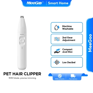 MeeGoo เครื่องตัดขนสัตว์เลี้ยง Pet Trimmer แบบไร้สาย เสียงเบา สำหรับสัตว์เลี้ยง แมว สุนัข