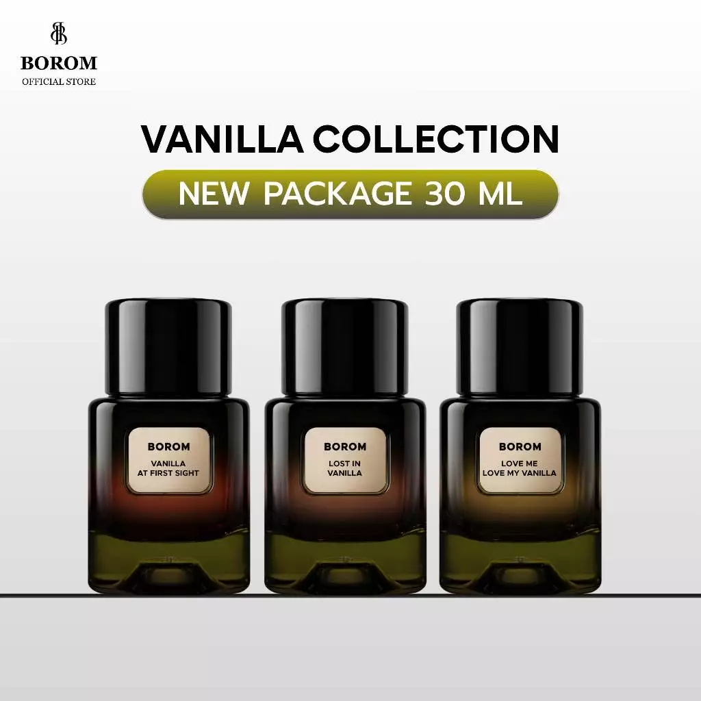 [พร้อมส่ง] NEW! BOROM VANILLA COLLECTION 30 ml. น้ำหอม BOROM Vanilla Collection 30 มล.
