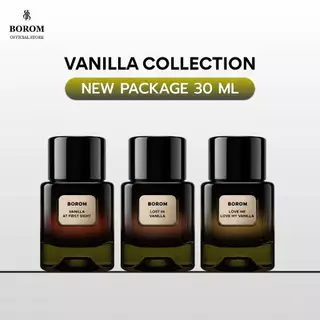 [พร้อมส่ง] NEW! BOROM VANILLA COLLECTION 30 ml. น้ำหอม BOROM Vanilla Collection 30 มล.