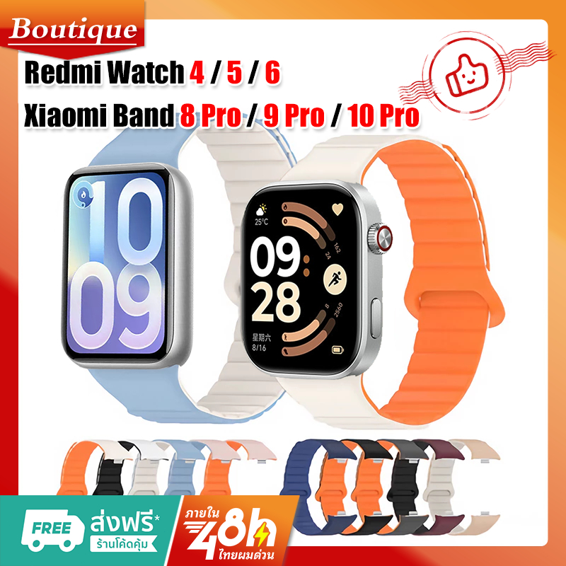 สำหรับ สายนาฬิกา สาย Xiaomi Mi band 8pro Redmi Watch 4 5 6 / Mi band 9 pro / Mi band 10 Pro