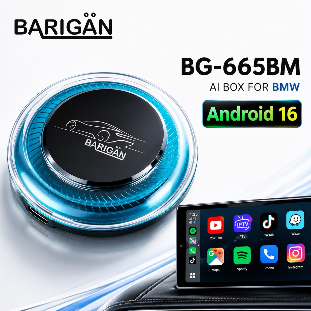 [ศูนย์ไทย] BARIGAN รุ่น BG-665BM RAM 8G+128G Android 16 Ai Box สำหรับรถBMW Mini Coop Deepal