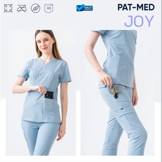 PAT-MED Scrubs Sets Top & Pants for Female รุ่น JOY ชุดสครับแพทย์ พยาบาล (ไม่รวมปักชื่อ)