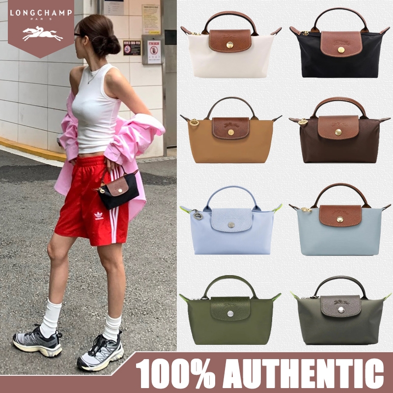ของแท้ 100% Longchamp LePliage Tote Bag Mini ‌กระเป๋าถือไนลอนกันน้ำ แข็งแรงทนทาน