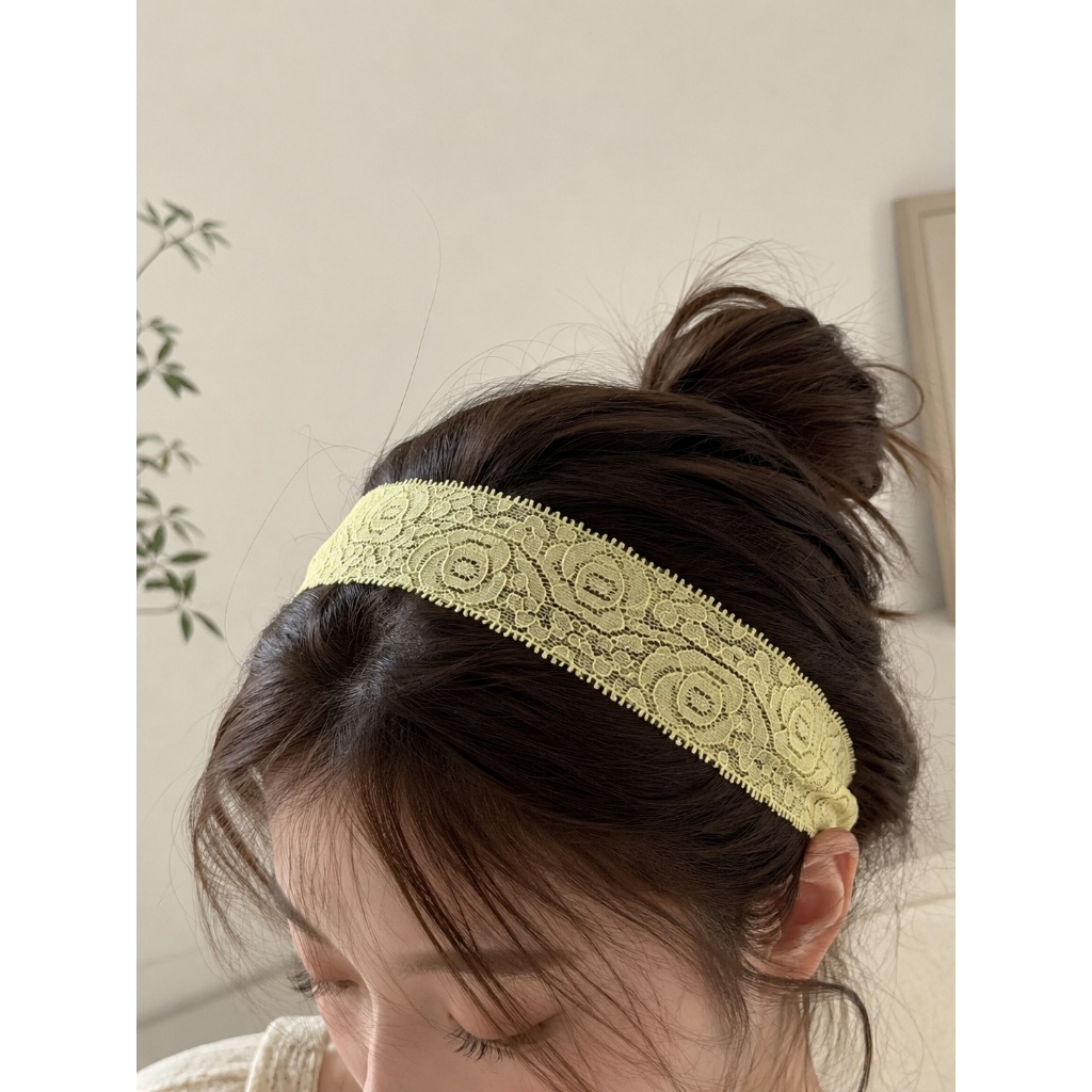 มีสีใหม่ ลายน่ารัก FAV. Signature Lace Headband | คาดผมลูกไม้