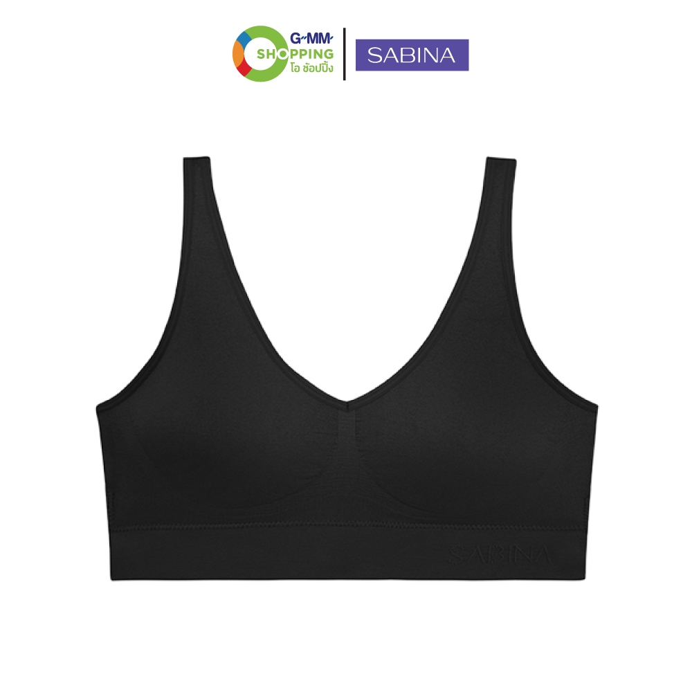 SABINA ซาบีน่า เเฮปปี้ บรา พรีเมี่ยม 5 ตัว เบสิก+พาเลท บราไร้โครง #202470 — صورة 5