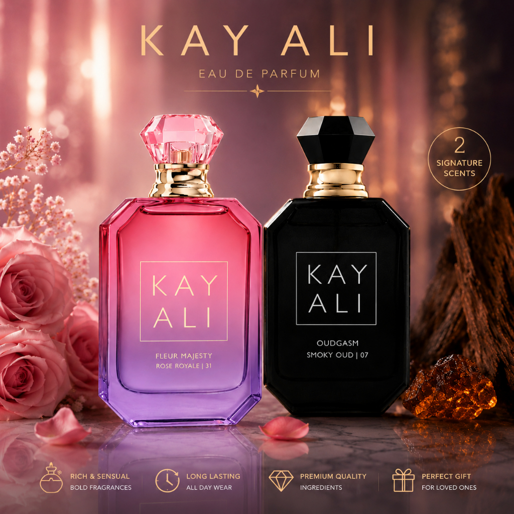 KAYALI, Kayali Perfume, Fleur Majesty Rose Royale 31, Oudgasm Smoky Oud 07 น้ำหอมผู้หญิง น้ำหอมผู้ช