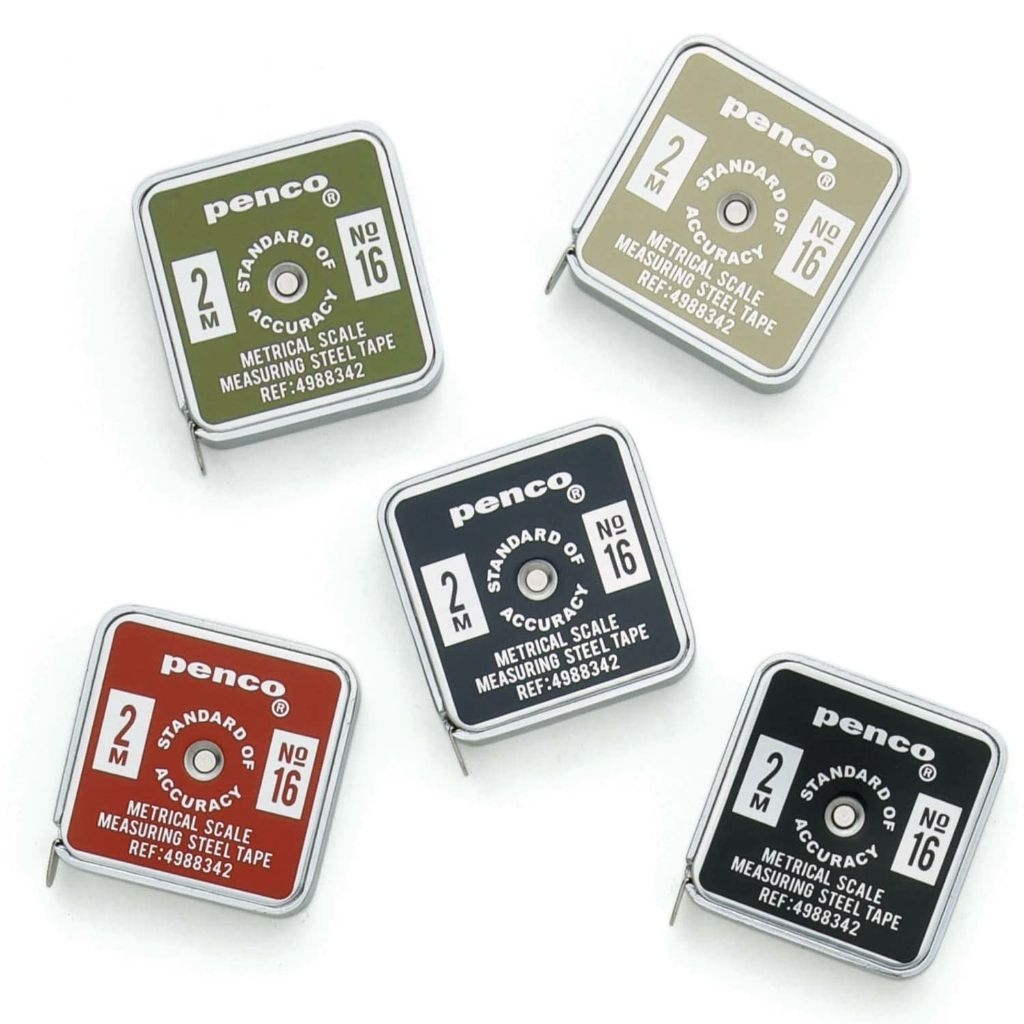 Penco Pocket Metric Measure ตลับเมตร 2m สแตนเลส พกพา นำเข้าญี่ปุ่น Hightide