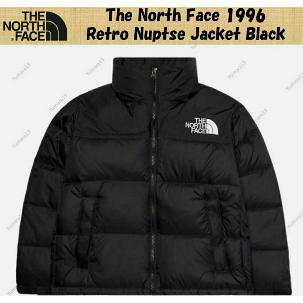 The North Face 1996 Retro Nuptse Jacket Black New