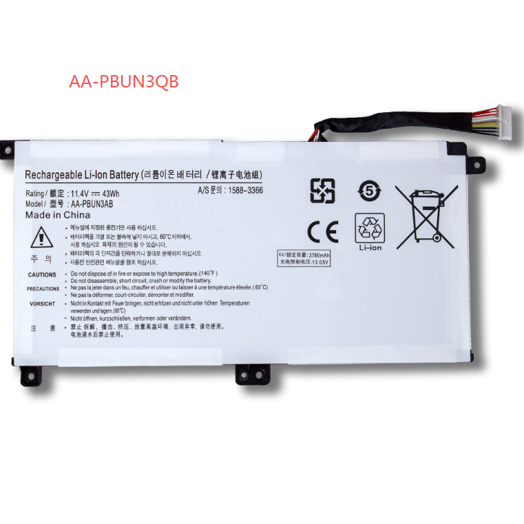 แบตเตอรี่แล็ปท็อปสำหรับ Samsung NP300E5K 3500EL PBUN3QB AA-PBUN3AB