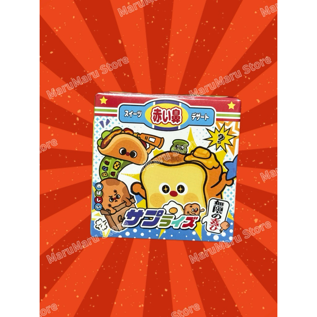 สกุชชี่Mido ขนมปังจมูกแดง กลิ่นหอมมาก(เช็กการ์ด)