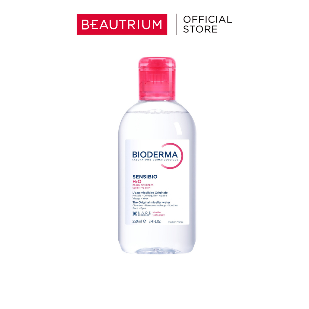 BIODERMA Sensibio H2O Micellar Water Cleansing Makeup Remover ล้างเครื่องสำอาง 250ml