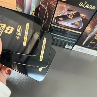 ฟิล์มกระจกใส ESD ใช้สำหรับ Vivo (วีโว่) เต็มจอ ไม่ดันเคส กาวเต็มแผ่น ฟิล์มกันกระแทก VIVO Series Yทุกรุ่น