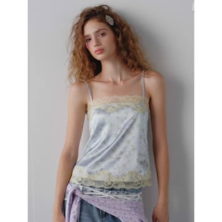STYLIST - Whisper Tank-013 เสื้อสายเดี่ยวลูกไม้