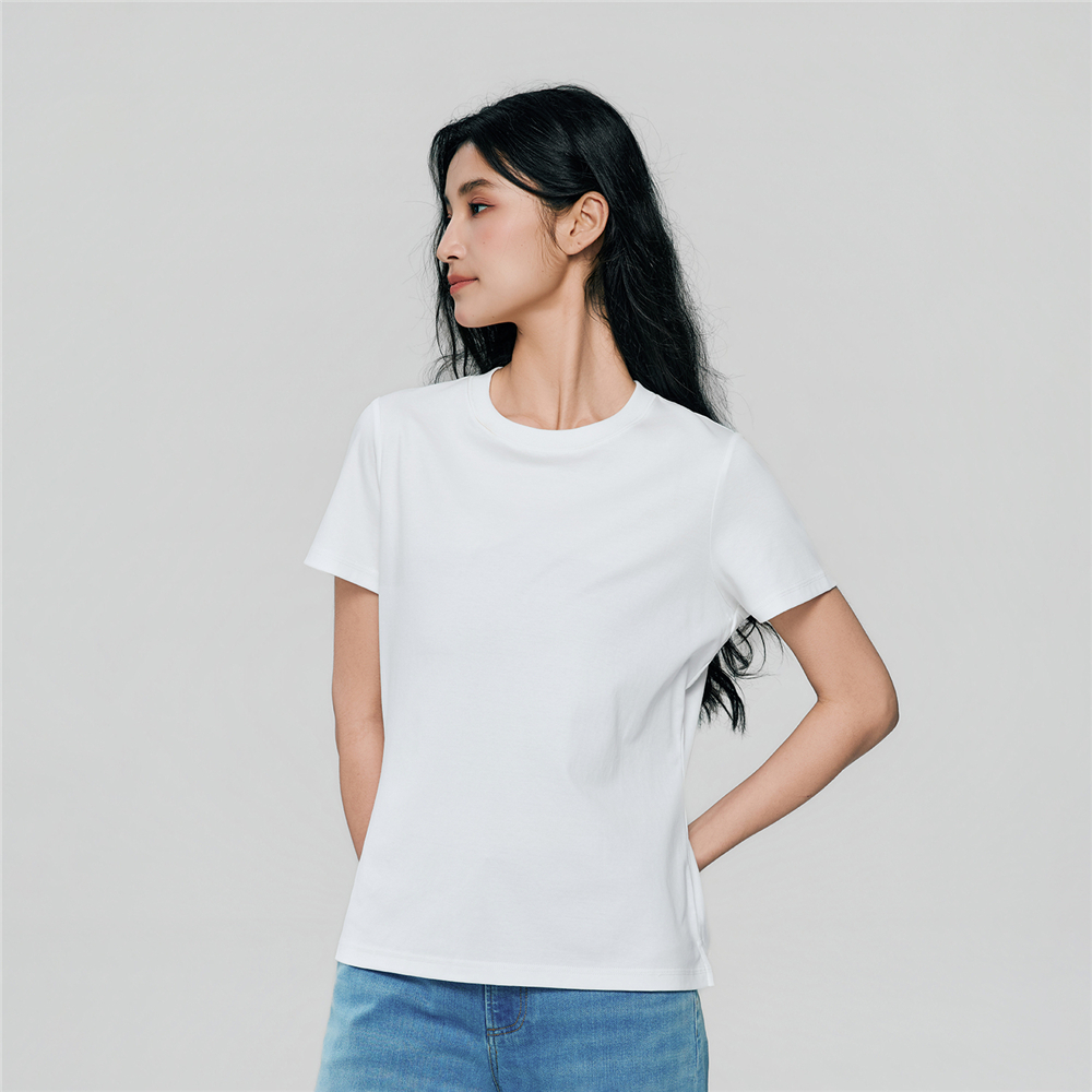 GIORDANO تيشيرت نسائي Luxe Touch — صورة 2