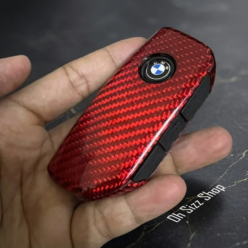 เคสรีโมทรถ BMW X3  X1 U11  2026 ปุ่มข้าง คาร์บอนไฟเบอร์แท้  T-Carbon (Top Product ; Carbon Fiber Key Case)  Key Sets ; B thumbnail 5