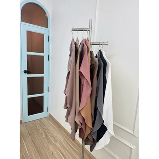 Thebest- Turkyhijab ผ้าอบายะห์พรีเมี่ยม เกรดดีผ้านุ่มใส่สบายมาก ทรงหน้าFreesize