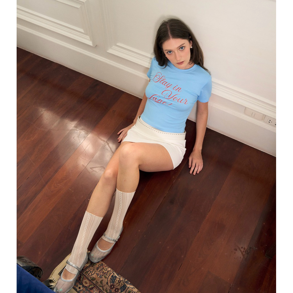 imishmash-slay in your lane tee! เสื้อยืดผู้หญิง🛋️🧸🧽
