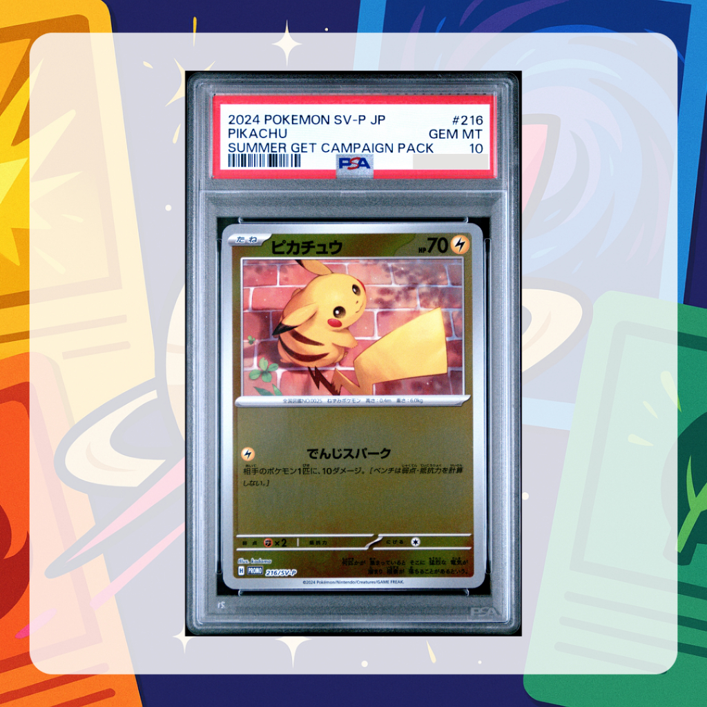 PSA 10 : Pikachu #216/SV-P - Pokemon Japanese Promo