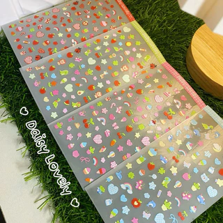 Daisy Lovely | Tiny Sticker ลอกออกไม่ทิ้งคราบ สติ๊กเกอร์จิ๋ว ไดคัท ติดกล้องไอโฟน เคส planner diary📙 Mini Sticker Emoji