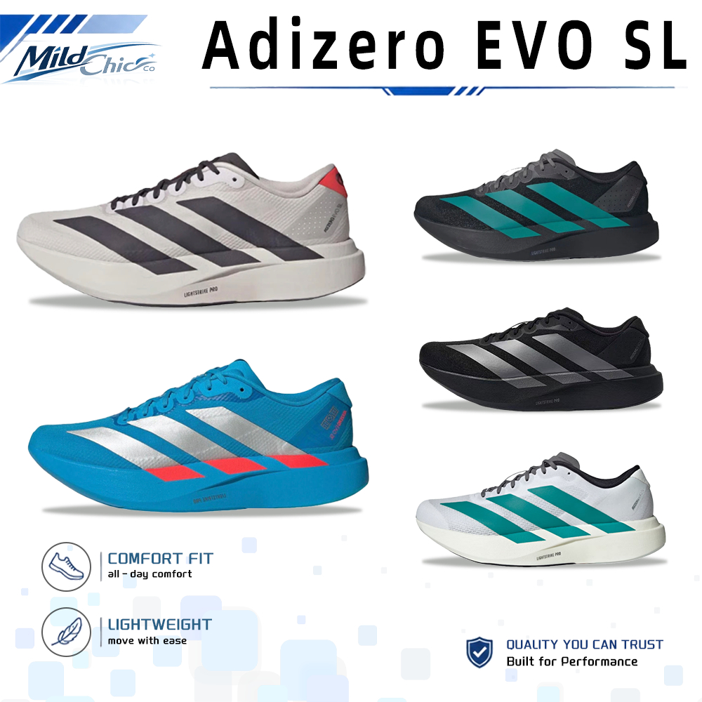 ของแท้ 100%✅ Adizero EVO SL รองเท้าวิ่ง JS4488/JS4487/JR2023/JR4888/KJ3670