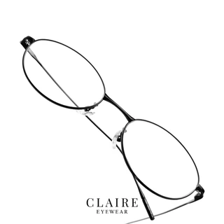 CLAIRE : (เลอา) แว่นกรองแสงไม่มีค่าสายตารุ่น "Léa" แว่นกรองแสงสีฟ้า กันแดดUV400 ออกแดดไม่เปลี่ยนสี | Glasses