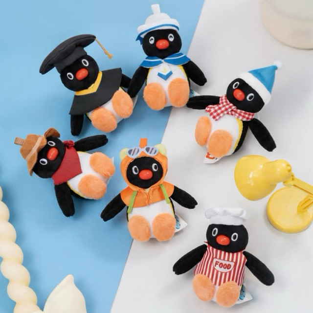 (ใช้โค้ดลดในไลฟ์ 🐧✨🤍) พวงกุญแจจิ๋ว Pingu Gugu Adventure