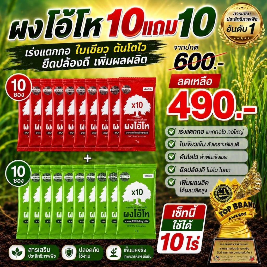 โปร! จำกัดจำนวนบ้าน ผงโอ้โห10ชุดลดราคาเคลียร์กล่อง