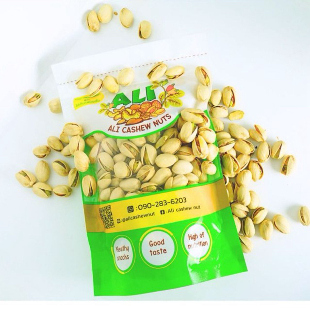 Pistachio พิสตาชิโอพร้อมเปลือกนำเข้าจาก USA เมล็ดธัญพืชพิตาชิโอ้ อบสดใหม่ ออร์แกนิค 100% ไม่ฟอกขาว สินค้าเพื่อสุขภาพ
