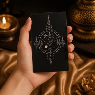 [พร้อมส่ง] แผ่นยันต์มงคล เสริมเมตตามหาเสน่ห์ โชคลาภ การเงิน ยันต์คู่รัก มหาโชค พกติดกระเป๋าสตางค์