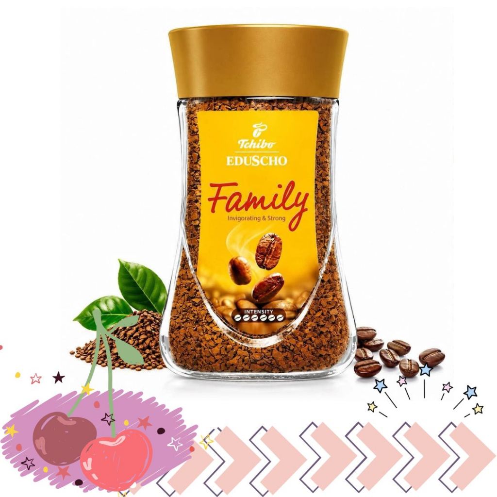 พร้อมส่งจากไทย Tchibo Eduscho Family Instant Coffee 200g กาแฟสำเร็จรูป ทชิโบ แฟมิลี่ รสชาติเข้มข้น น