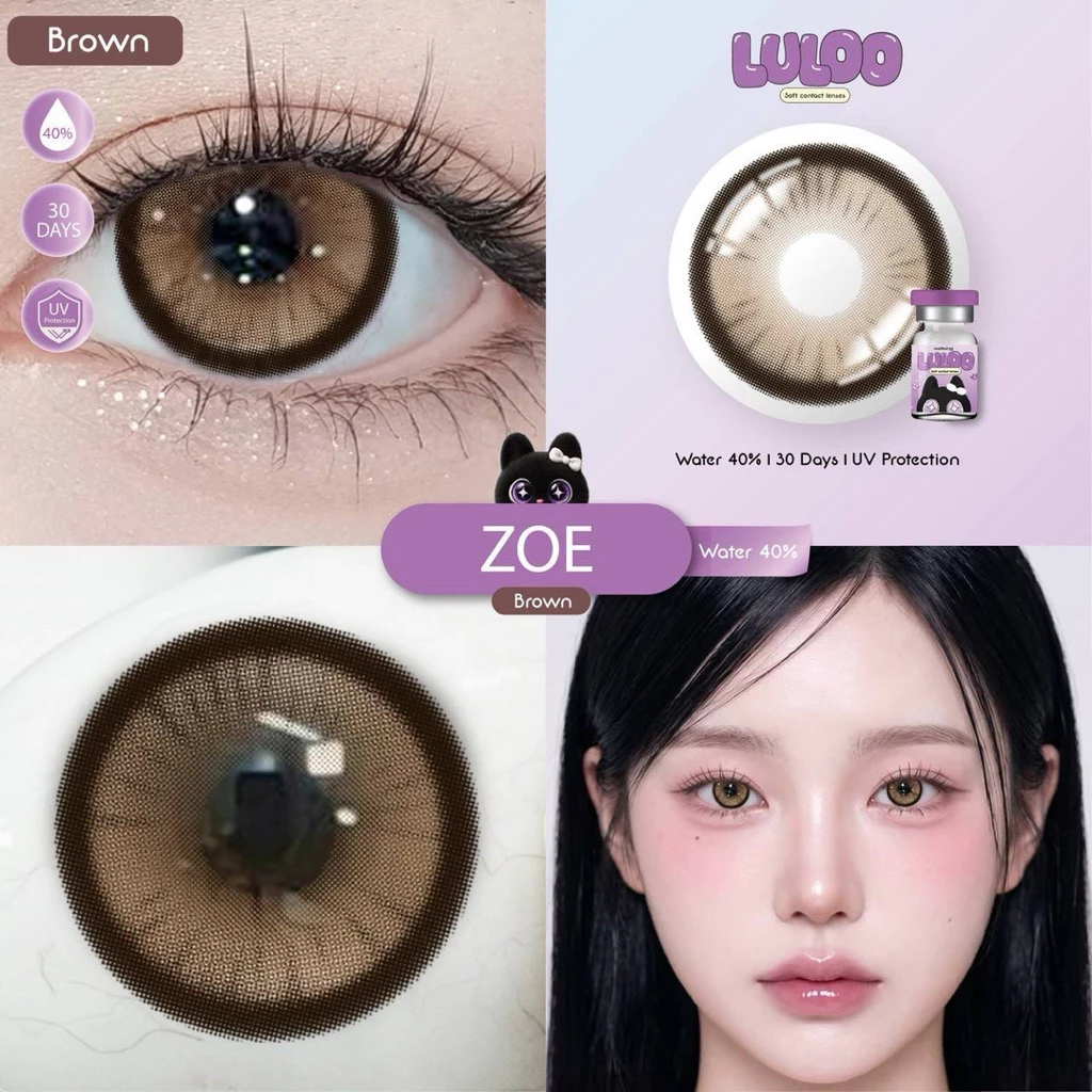 คอนแทคเลนส์ Luloolens ZOE ตาโต