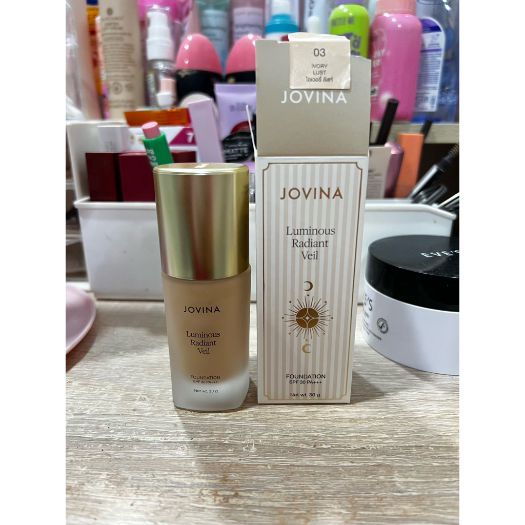 ส่งต่อรองพื้น Jovina #03 แบบขวด 30 ml
