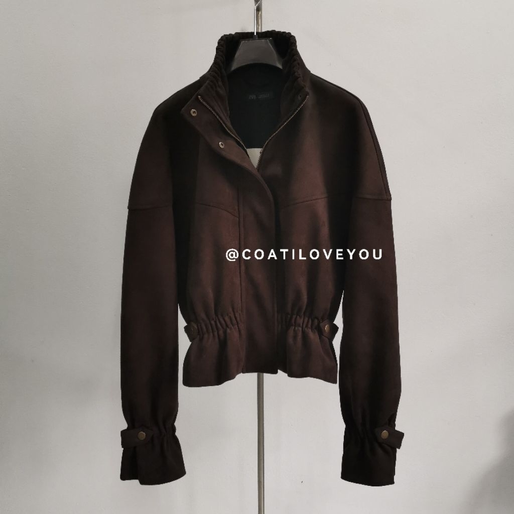 ZARA FAUX​ SUEDE​​ JACKET​